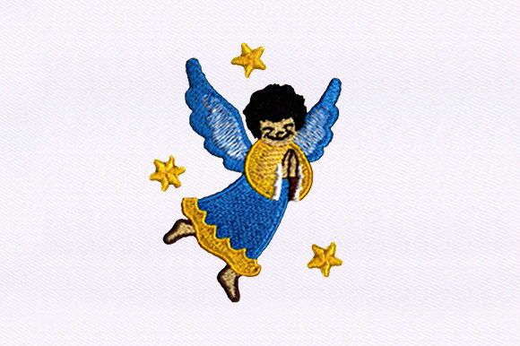 Angel Girl: A Professional Embroidery Design Review for Small Business Merch
