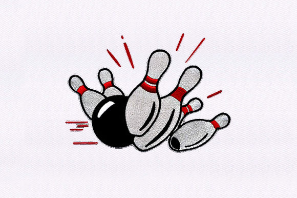 Bowling Ball Embroidery Design Review for Etsy Sellers