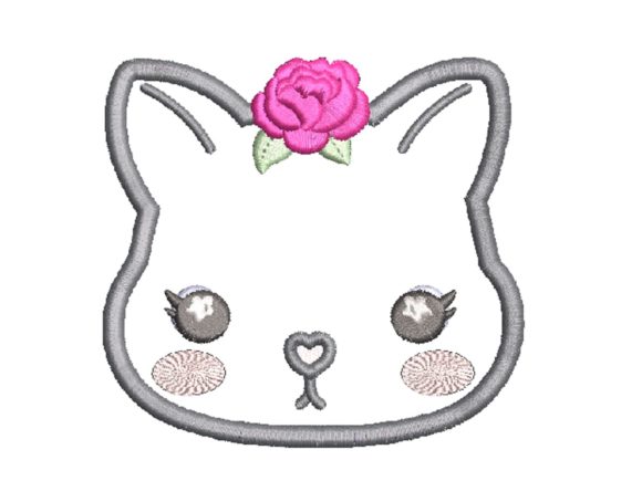 Cara's Embor Cat Flower Applique: Craft Fair Review