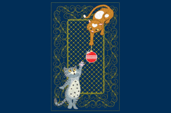 Christmas Kitties Design Review for Small Business Merch