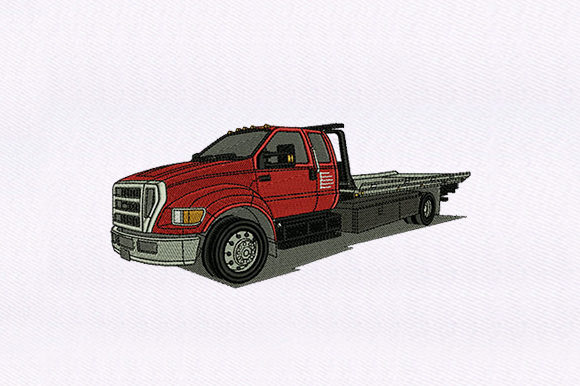 Domestic Truck Embroidery Design