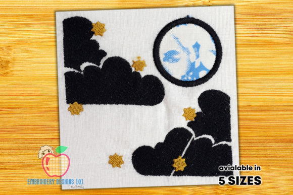 Full Moon with Cloud Dark Night Scene