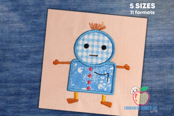 Happy Cartoon Boy Applique Pattern Review for Sellers