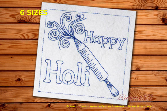 Holi with Colors Redwork: A Seller's Review