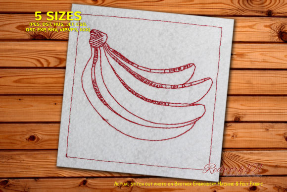 Organic Banana Redwork: A Designer's Review