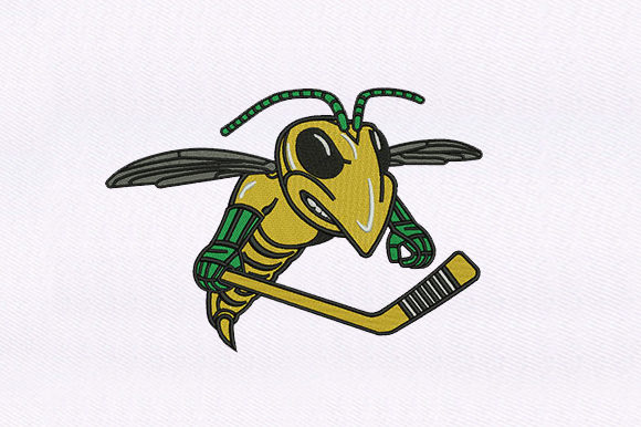 Player Hornet: A Seasonal Embroidery Design Worth Stitching