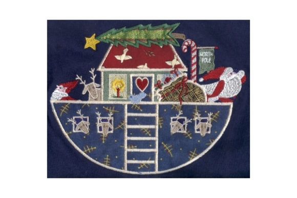 Santa's Ark Applique: Seasonal Embroidery Review