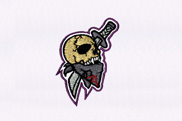 Skull Lodged Sword: A Designer’s Real-World Embroidery Review